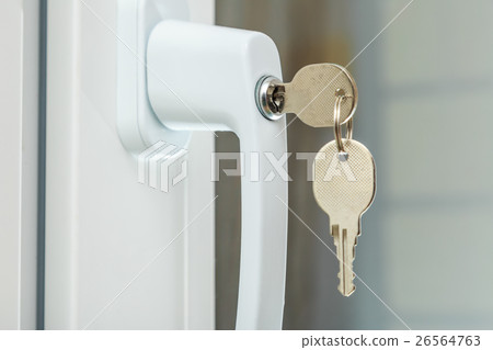 Handle plastic windows with keys 26564763