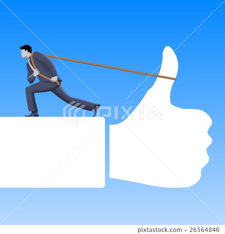 Working hard to meet expectations business concept 26564846