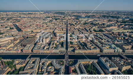 Aerial view of St. Petersburg, city center Aerial view of St. Petersburg, city center 26565025