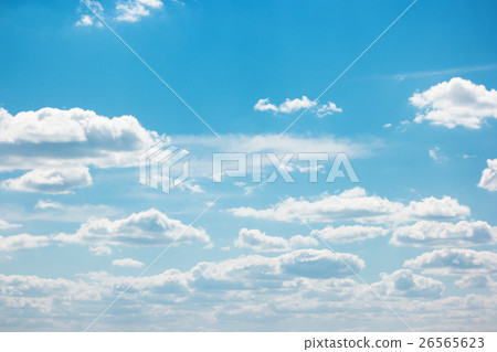 Blue sky with clouds. 26565623
