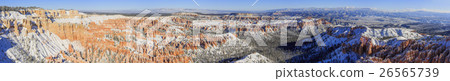 Bryce Point, Bryce Point, beautiful snow scene 26565739