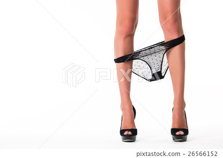 Female legs with panties down. - Stock Photo [26566152] - PIXTA