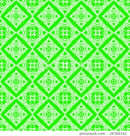 Green Ornamental Seamless Line Pattern Green Ornamental Seamless Line Pattern 26566282