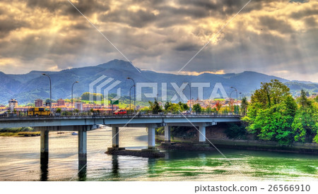 Bridge over the Bidasoa river on the France - Bridge over the Bidasoa river on the France - 26566910