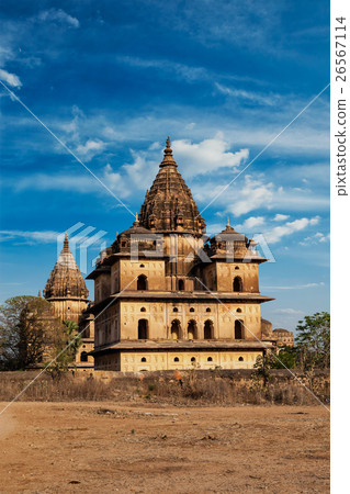 Royal cenotaphs of Orchha 26567114
