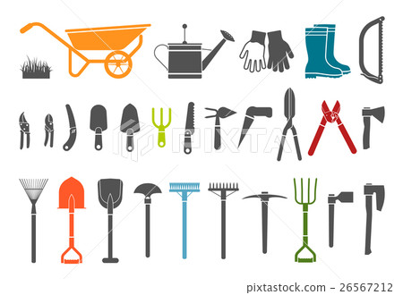 Set of various gardening items. 26567212