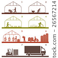 Agricultural process in greenhouse. 26567214