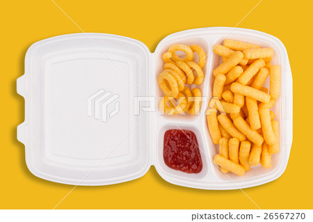 unhealthy eating concept on yellow unhealthy eating concept on yellow 26567270