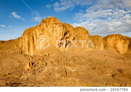 Landscape of Fint oasis near the city Ouarzazate Landscape of Fint oasis near the city Ouarzazate 26567760