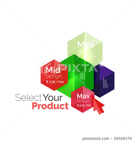 Option select template - Stock Illustration [26568570] - PIXTA