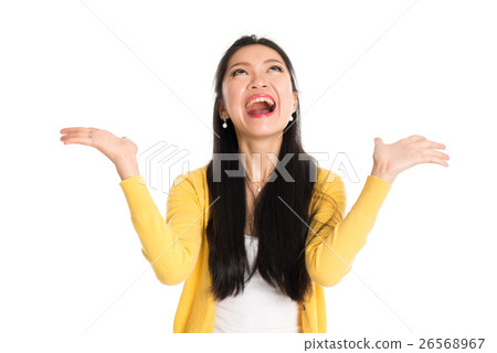 Surprised Asian female 26568967