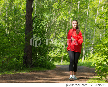 healthy young female athlete running healthy young female athlete running 26569593