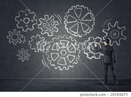 Business working mechanism Business working mechanism 26569875