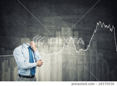 Headless pensive businessman Headless pensive businessman 26570556