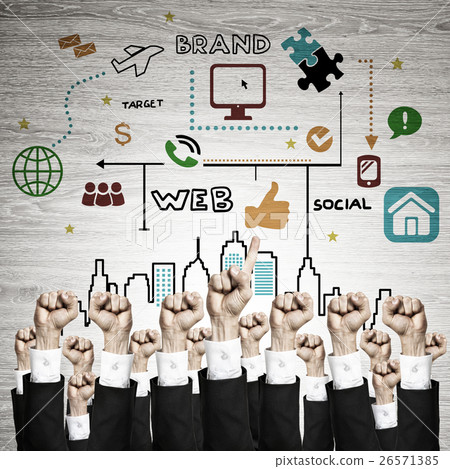 Business and teamwork concept Business and teamwork concept 26571385