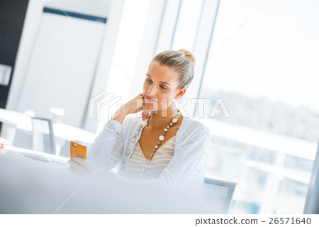 Elegant office worker 26571640