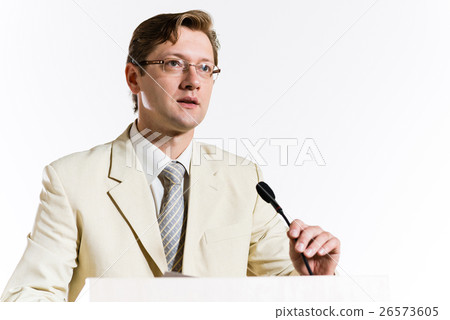 male speaker male speaker 26573605