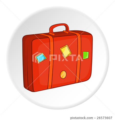 Suitcase icon, cartoon style 26573607