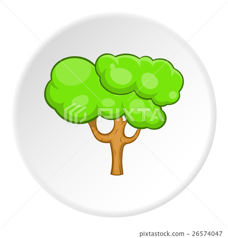 Tree icon, cartoon style Tree icon, cartoon style 26574047