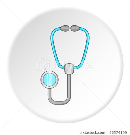Stethoscope icon, cartoon style Stethoscope icon, cartoon style 26574109