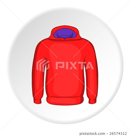 Men winter sweatshirt icon, cartoon style Men winter sweatshirt icon, cartoon style 26574312