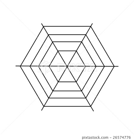 Cobweb icon, outline style 26574776