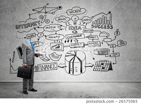 Businessman without head 26575065