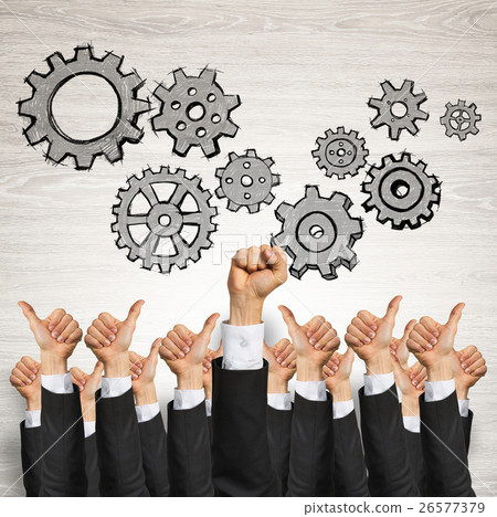 Business and teamwork concept Business and teamwork concept 26577379