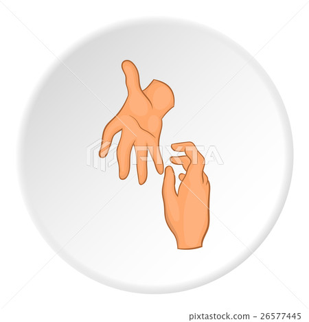 Handshake icon, flat style Handshake icon, flat style 26577445