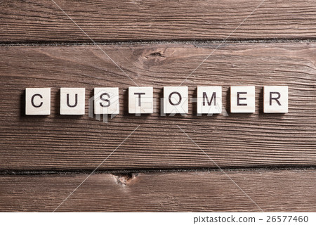 business conceptual word of wooden elements with letters 26577460