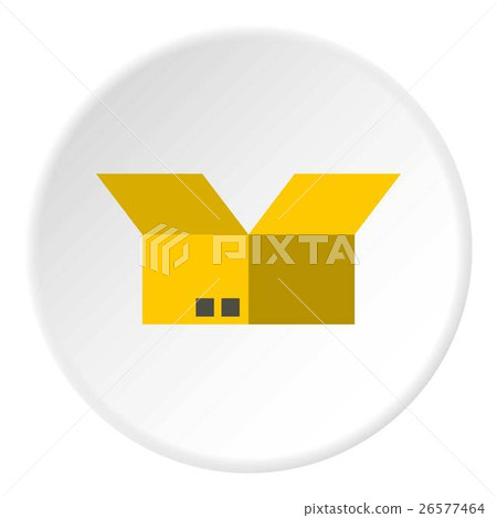 Box icon, flat style Box icon, flat style 26577464
