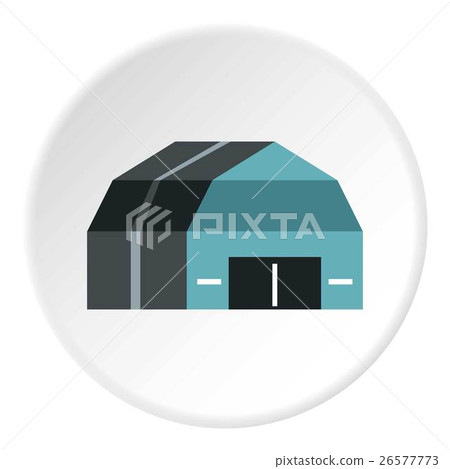 Garage storage icon, flat style Garage storage icon, flat style 26577773