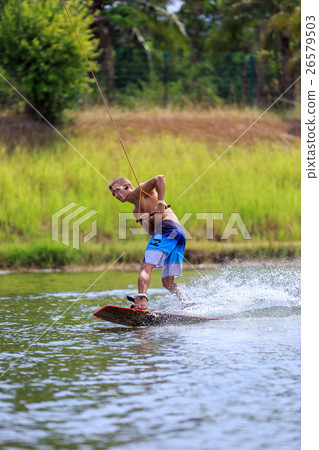 Man Wakeboarding 26579503