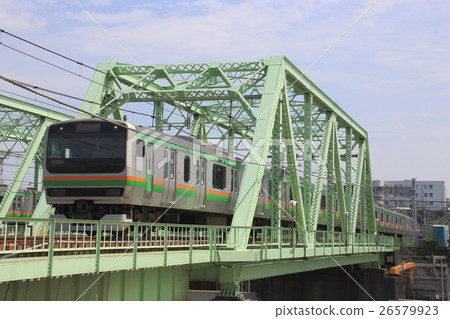 湘南新宿線E231穿越品川川 26579923