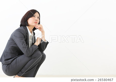 擔心的女商人 26580467