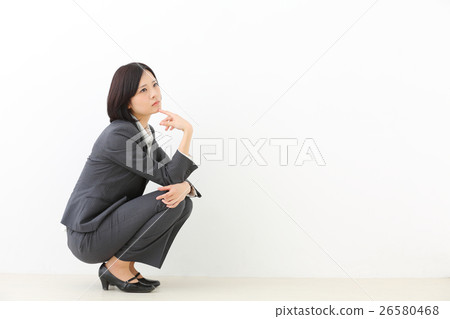 擔心的女商人 26580468