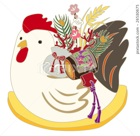 Rooster figurine congratulatory shoulder ver Rooster figurine congratulatory shoulder ver 26580675