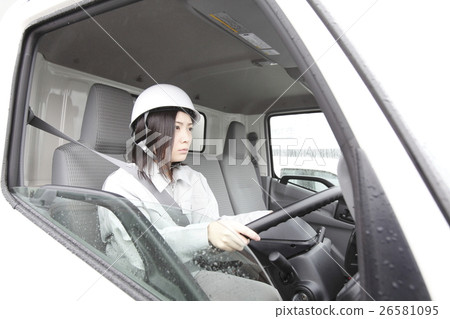 Female truck driver image 26581095