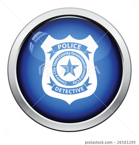 Police badge icon 26581295