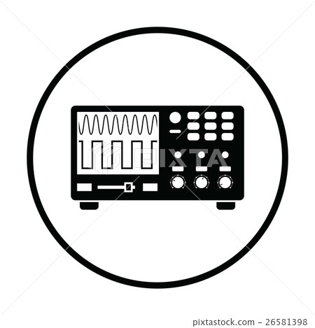 Oscilloscope icon 26581398