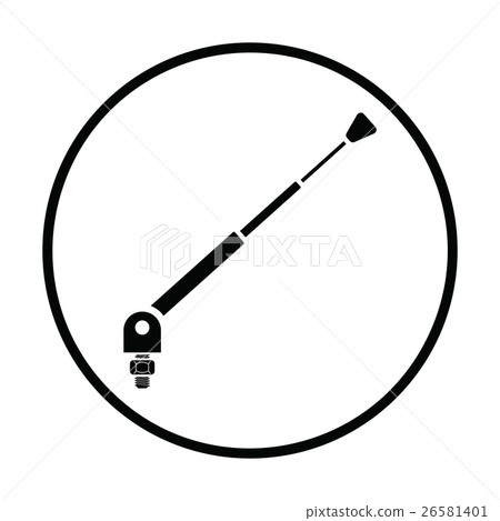 Radio antenna component icon 26581401