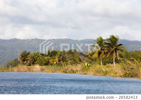 Madagascar traditional river landscape Madagascar traditional river landscape 26582413