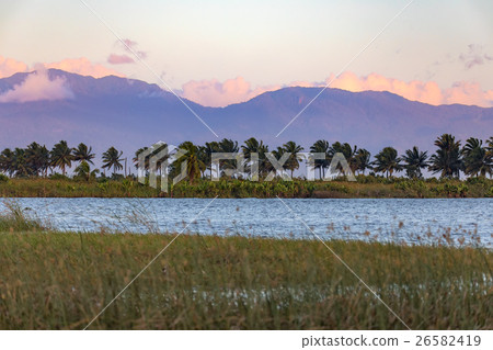 Madagascar traditional river landscape Madagascar traditional river landscape 26582419
