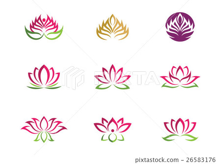 Beauty Lotus Logo Template Beauty Lotus Logo Template 26583176