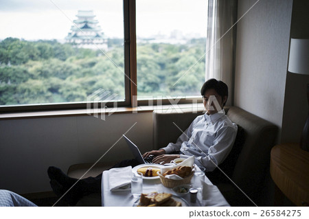 酒店早餐商人 26584275