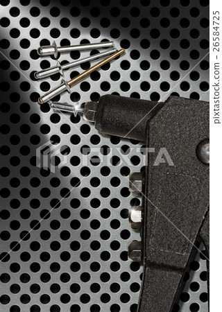 Detail of a Rivet Gun - Hand Riveter 26584725