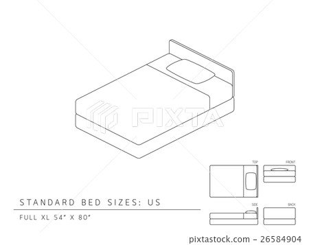 Standard bed sizes of us 26584904