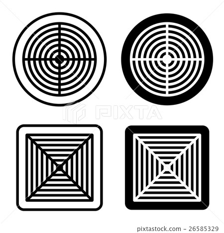 ventilation grille black symbol ventilation grille black symbol 26585329