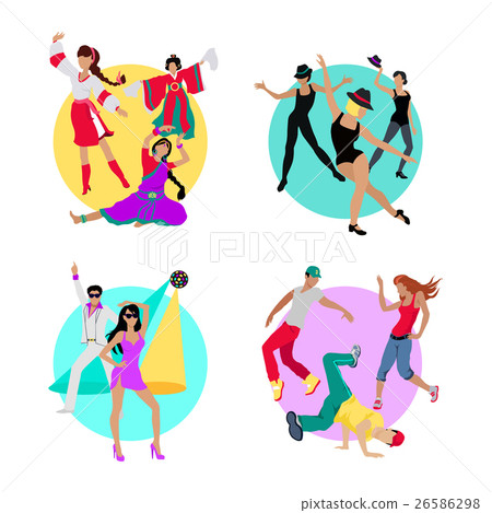 Set Folk, Jazz, Disco or Electric and Street Dance Set Folk, Jazz, Disco or Electric and Street Dance 26586298