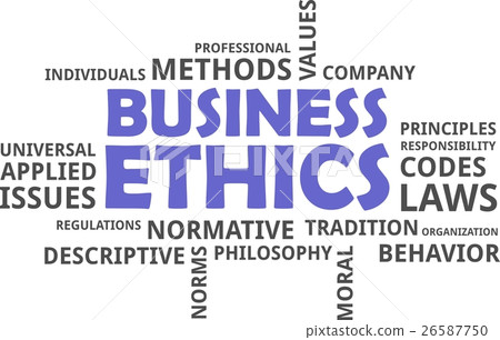 word cloud - business ethics 26587750